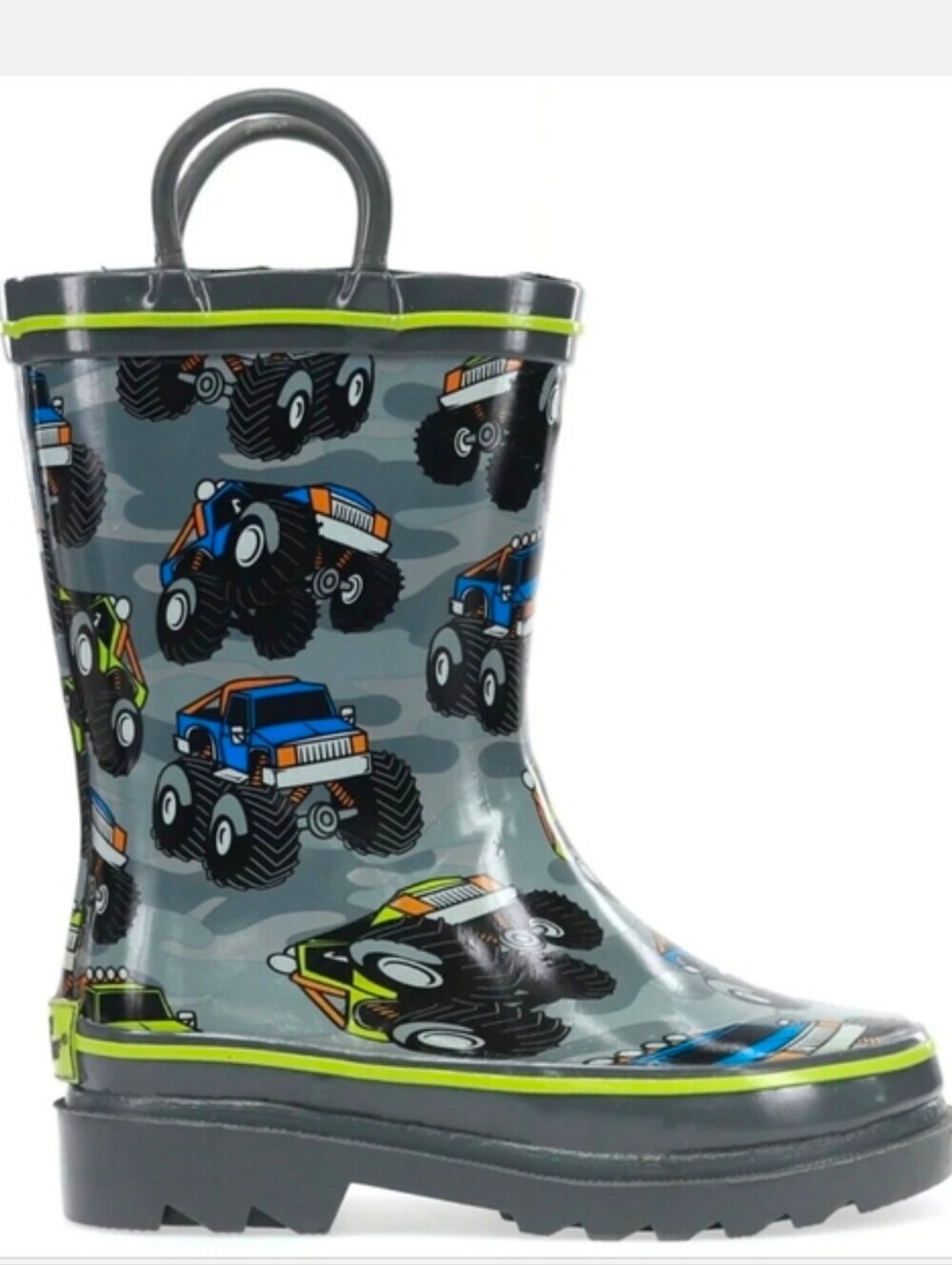 Western Chief Monster Truck Rain Boot Kids Size 5/6